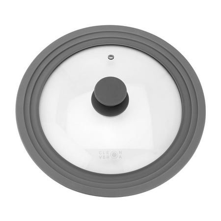 Cleverona Clever Universal Lid for 11 12 12.5 inch Pans Extra Large Dark Grey