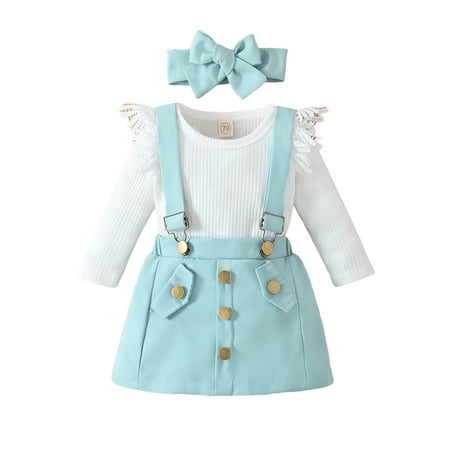 uukiA Infant Baby Girls 0-12Months Solid Color Lace Pit Strip Romper Suspender Skirt Headband Three Piece Set
uukiA Infant Baby Girls 0-12Months Solid Color Lace Pit Strip Romper Suspender Skirt Headband Three Piece Set
