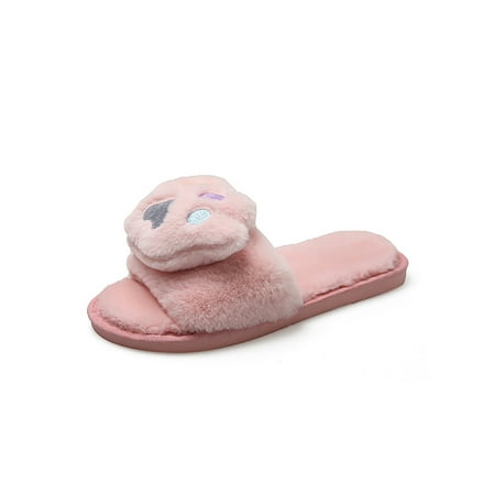 SIMANLAN Women Lightweight Fluffy Slides Non-slip Open Toe Plush Slipper Bedroom Casual Slip On Pink 5.5-6
SIMANLAN Women Lightweight Fluffy Slides Non-slip Open Toe Plush Slipper Bedroom Casual Slip On Pink 5.5-6