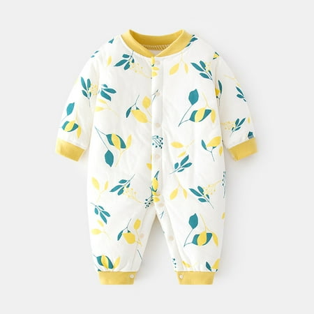 Yidarton Baby s Cotton-padded Jumpsuit Baby s Warm Autumn And Winter Boneless Ha Thin Cotton Padded Door Climbing Clothes Children s Underwear Yellow
Yidarton Baby s Cotton-padded Jumpsuit Baby s Warm Autumn And Winter Boneless Ha Thin Cotton Padded Door Climbing Clothes Children s Underwear Yellow