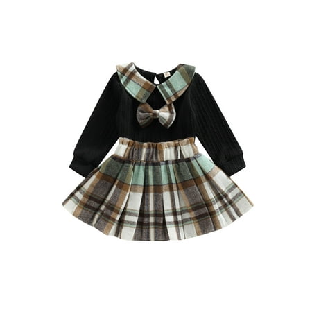 Toddler Baby Girl 2Pcs Fall Outfits Ruffle Ribbed Sweater Tops+high Waist A Line Mini Skirts
Toddler Baby Girl 2Pcs Fall Outfits Ruffle Ribbed Sweater Tops+high Waist A Line Mini Skirts