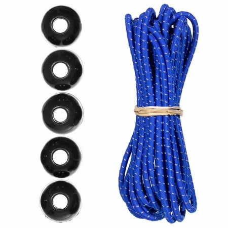 Paracord Planet Colored Bungee Cord and Ball Bungee Kits - 10 Feet of 1/8 Inch Shock Cord and 5 Ball Bungees - Make Custom Tie Downs for Camping Event Tents Canopies and More
Paracord Planet Colored Bungee Cord and Ball Bungee Kits - 10 Feet of 1/8 Inch Shock Cord and 5 Ball Bungees - Make Custom Tie Downs for Camping Event Tents Canopies and More