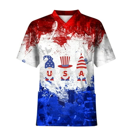 FeternalPlus Size Printed Scrub Tops For Men s Cross V-Neck Short Sleeve Fun T-Shirts Workwear Tee With Pockets mens t shirt
FeternalPlus Size Printed Scrub Tops For Men s Cross V-Neck Short Sleeve Fun T-Shirts Workwear Tee With Pockets mens t shirt