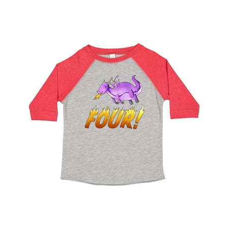 Inktastic 4 Fourth Birthday Purple Dragon Breathing Fire Gift Toddler Boy or Toddler Girl T-Shirt
Inktastic 4 Fourth Birthday Purple Dragon Breathing Fire Gift Toddler Boy or Toddler Girl T-Shirt