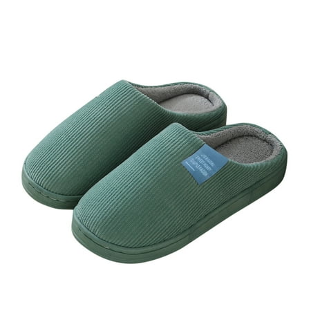 Tangnade Casual Shoes Mens Womens Indoor Home Shoes Warm Shoes Soft-soled Cotton Slippers