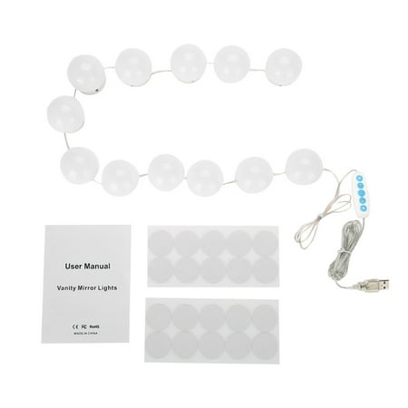 LED Mirror Light Kit Double Button Control LED Makeup Mirror Lamp Dress Up Beginner Professional Makeup Artist For Makeup Lovers
LED Mirror Light Kit Double Button Control LED Makeup Mirror Lamp Dress Up Beginner Professional Makeup Artist For Makeup Lovers