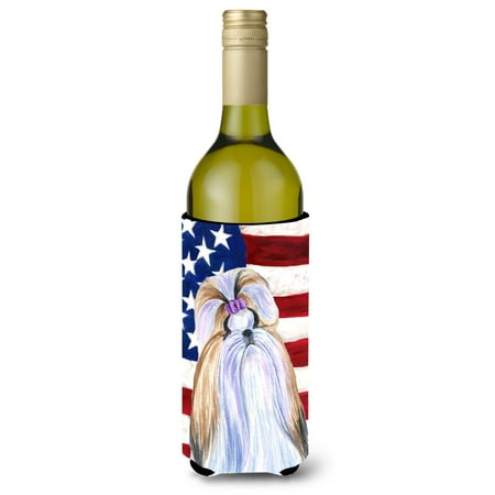 Caroline s Treasures SS4221LITERK USA American Flag with Shih Tzu Wine Bottle Hugger Wine Bottle multicolor
Caroline s Treasures SS4221LITERK USA American Flag with Shih Tzu Wine Bottle Hugger Wine Bottle multicolor