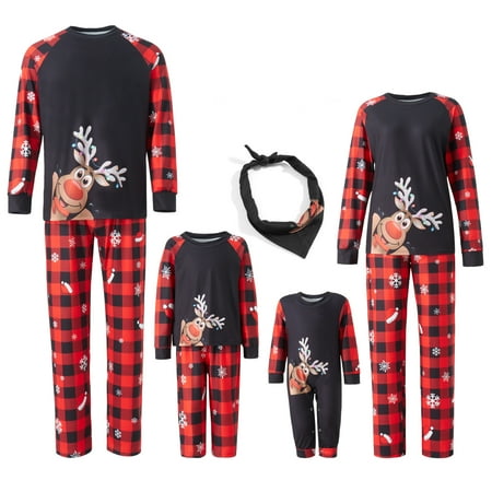 Mubineo Parent-Child Christmas Nightclothes Long Sleeve Christmas Elk Print Tops And Trousers Suit
Mubineo Parent-Child Christmas Nightclothes Long Sleeve Christmas Elk Print Tops And Trousers Suit