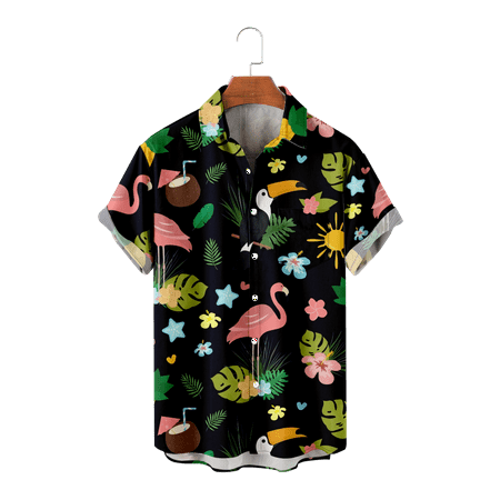MLFU Unisex Youth Hawaiian Shirts Short Sleeve Novelty Flamingo Printed Shirt & Top Basic Costume Up to 8XL
MLFU Unisex Youth Hawaiian Shirts Short Sleeve Novelty Flamingo Printed Shirt & Top Basic Costume Up to 8XL