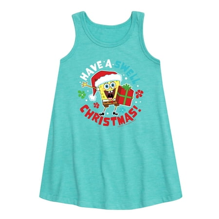 SpongeBob SquarePants - Have A Swell Christmas - Toddler and Youth Girls A-line Dress
SpongeBob SquarePants - Have A Swell Christmas - Toddler and Youth Girls A-line Dress