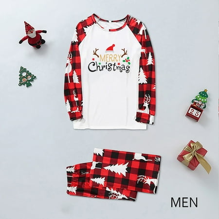 Matching Family Pajamas Sets Christmas PJ s Letter Print Top And Plaid Pants Jammies Sleepwear For Dad
Matching Family Pajamas Sets Christmas PJ s Letter Print Top And Plaid Pants Jammies Sleepwear For Dad