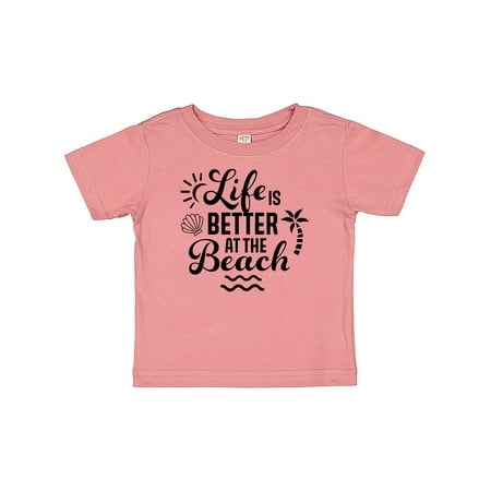 Inktastic Life is Better at The Beach with Sunshine Seashell and Palm Trees Gift Baby Boy or Baby Girl T-Shirt
Inktastic Life is Better at The Beach with Sunshine Seashell and Palm Trees Gift Baby Boy or Baby Girl T-Shirt
