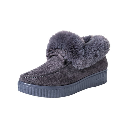 Rotosw Womens Mocassins Wide Width Cottom Slippers Non Slip On Winter Warm Shoes Bowknot Plush Lined Loafers Casual Fashion Booties Gray 8
Rotosw Womens Mocassins Wide Width Cottom Slippers Non Slip On Winter Warm Shoes Bowknot Plush Lined Loafers Casual Fashion Booties Gray 8