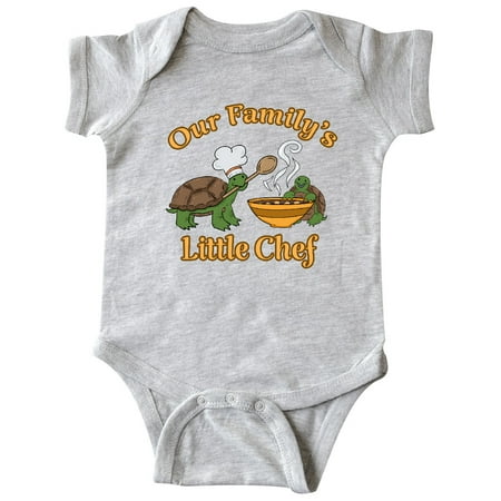 Inktastic Our Family s Little Chef with Cute Turtles Gift Baby Boy or Baby Girl Bodysuit
Inktastic Our Family s Little Chef with Cute Turtles Gift Baby Boy or Baby Girl Bodysuit