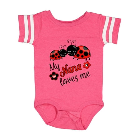 Inktastic My Nana Loves Me with Cute Ladybugs Gift Baby Boy or Baby Girl Bodysuit
Inktastic My Nana Loves Me with Cute Ladybugs Gift Baby Boy or Baby Girl Bodysuit