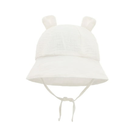 jaweiw Baby Bucket Hat Solid Color Fisherman Cap Sun-Resistant Hat with Ear Decors for Spring Summer 3-12 Months
jaweiw Baby Bucket Hat Solid Color Fisherman Cap Sun-Resistant Hat with Ear Decors for Spring Summer 3-12 Months