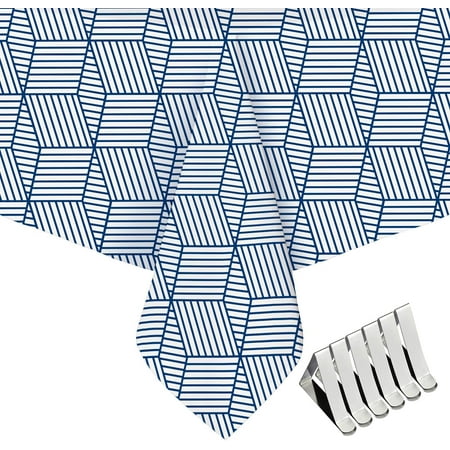 Xsinufn Blue Striped Tablecloth Modern Tablecloth Geometric Tablecloth Indoor/Outdoor Waterproof Wrinkle Free Durable Tablecloth for Rectangle Tables 60 X 102 Inch
Xsinufn Blue Striped Tablecloth Modern Tablecloth Geometric Tablecloth Indoor/Outdoor Waterproof Wrinkle Free Durable Tablecloth for Rectangle Tables 60 X 102 Inch