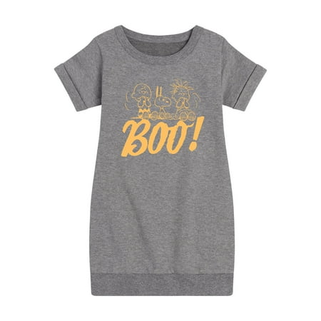 Peanuts - Boo - Toddler And Youth Girls Fleece Dress