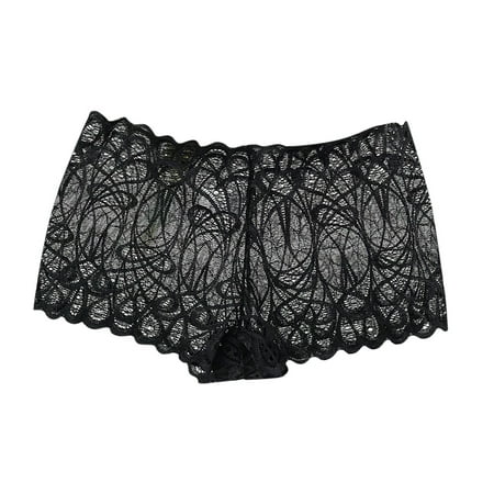 Gallickan Ladies Underwear Lace Flat Pants Low Waist Underpant Mid Waist Without Elasticity Underwear for Women
Gallickan Ladies Underwear Lace Flat Pants Low Waist Underpant Mid Waist Without Elasticity Underwear for Women