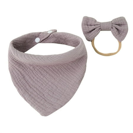 2Pcs Baby Saliva Towel Bow Headband Set Princess Solid Color Bowknot Hair Band Bibs Feeding Burp Cloth Kit
2Pcs Baby Saliva Towel Bow Headband Set Princess Solid Color Bowknot Hair Band Bibs Feeding Burp Cloth Kit
