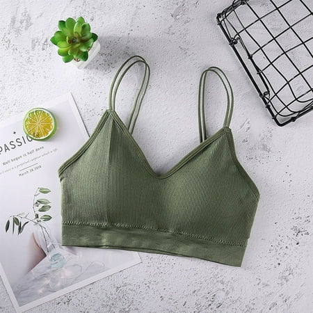 Womens Wireless Full Coverage Comfort Strappy Bras Everyday Wear Pullover Camisoles
Womens Wireless Full Coverage Comfort Strappy Bras Everyday Wear Pullover Camisoles
