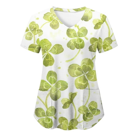 REORIAFEE St Patrick s Day Scrub Tops for Women Irish Print Medical Scrub Tops with Pocket Summer Short Sleeve V Neck Holiday Blouse Festival T Shirt Womens T Shirts Yellow M
REORIAFEE St Patrick s Day Scrub Tops for Women Irish Print Medical Scrub Tops with Pocket Summer Short Sleeve V Neck Holiday Blouse Festival T Shirt Womens T Shirts Yellow M