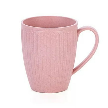 Earth-Friendly Classic Coffee Mug Wheat Straw Mugs 500ml Pink Eco-Friendly Healthy Non-Toxic Reusable Plastic Mug for Drinking Water Milk Coffee Tea Liquid Foods Set of 1
Earth-Friendly Classic Coffee Mug Wheat Straw Mugs 500ml Pink Eco-Friendly Healthy Non-Toxic Reusable Plastic Mug for Drinking Water Milk Coffee Tea Liquid Foods Set of 1