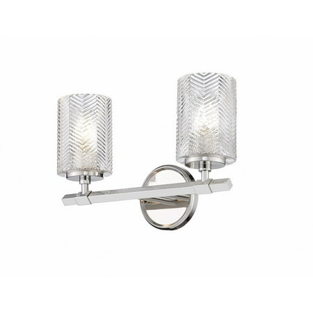 2 Light Vanity Light Fixture in Restoration Style 14.25 inches Wide By 9.75 inches High-Polished Nickel Finish Bailey Street Home 372-Bel-4185817
2 Light Vanity Light Fixture in Restoration Style 14.25 inches Wide By 9.75 inches High-Polished Nickel Finish Bailey Street Home 372-Bel-4185817