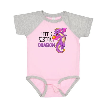 Inktastic Little Sister Cute Purple Dragon Gift Baby Girl Bodysuit 
Inktastic Little Sister Cute Purple Dragon Gift Baby Girl Bodysuit
