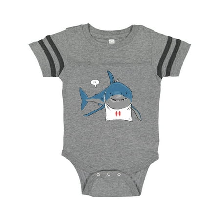 Inktastic Shark Dinner Gift Baby Boy or Baby Girl Bodysuit
