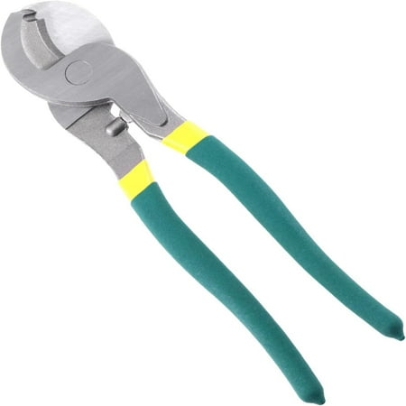 10 Inch High Leverage Cable Cutter Heavy Duty Wire Rope Cutter Sharp Cable Cutting Tool with Comfortable for Aluminum Copper Communication Cable Audio Wire Bike Brake Cable (10 Inch
10 Inch High Leverage Cable Cutter Heavy Duty Wire Rope Cutter Sharp Cable Cutting Tool with Comfortable for Aluminum Copper Communication Cable Audio Wire Bike Brake Cable (10 Inch