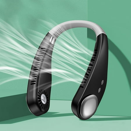 Aoujea Neck Fan Portable Hanging Fan Hands Free Bladeless Fan With Three Wind Speeds And 7 Color Ambient Light 360° Cool Rechargeable Fans Wearable Leafless Hanging Neck Hand Held Fan
Aoujea Neck Fan Portable Hanging Fan Hands Free Bladeless Fan With Three Wind Speeds And 7 Color Ambient Light 360° Cool Rechargeable Fans Wearable Leafless Hanging Neck Hand Held Fan