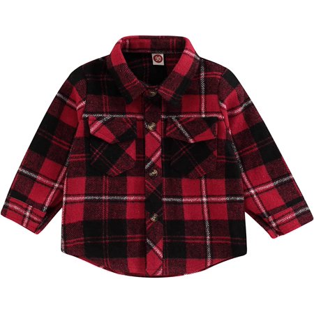 PIKADINGNIS Toddler Baby Boy Girl Flannel Plaid Jacket Long Sleeve Lapel Button Down Shirt Jackets Coat Warm Fall Winter Clothes
PIKADINGNIS Toddler Baby Boy Girl Flannel Plaid Jacket Long Sleeve Lapel Button Down Shirt Jackets Coat Warm Fall Winter Clothes