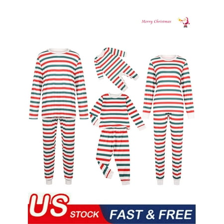 Matching Family Pajamas Sets Christmas Family Matching Outfits Long Sleeve Striped Tops and Pants Pjs Sleepwear Set
Matching Family Pajamas Sets Christmas Family Matching Outfits Long Sleeve Striped Tops and Pants Pjs Sleepwear Set