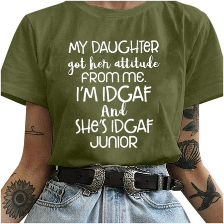 Green Tops for Women Women s O-Neck Interesting Print Tops Casual Loose Blouse Tops Round-Neck Short Sleeve Comfort Colors Tshirt Green XL
Green Tops for Women Women s O-Neck Interesting Print Tops Casual Loose Blouse Tops Round-Neck Short Sleeve Comfort Colors Tshirt Green XL