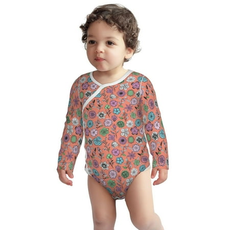 Fotbe Color Flowers Pattern Unisex-baby Long-sleeve Bodysuit Long Sleeve Bodysuits One-piece 100% Organic Cotton for Infant Baby Boys Unisex-18 Months
Fotbe Color Flowers Pattern Unisex-baby Long-sleeve Bodysuit Long Sleeve Bodysuits One-piece 100% Organic Cotton for Infant Baby Boys Unisex-18 Months