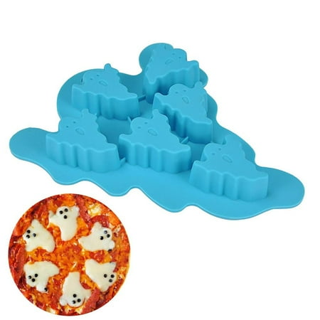 Halloween Ghost Ice Mold Silicone Chocolate Mold Cake Mold Baking Tools for DIY Fondant Candy