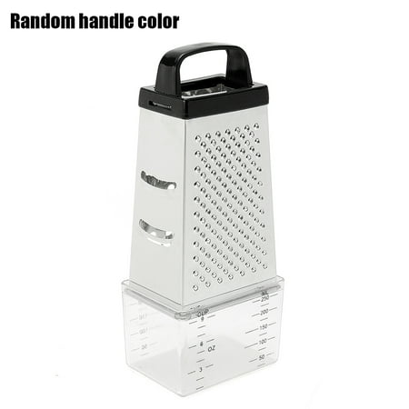 enquiret Grater Stainless 4 Sided Shredder with Container Kitchen Accessory Handle Color Random
enquiret Grater Stainless 4 Sided Shredder with Container Kitchen Accessory Handle Color Random