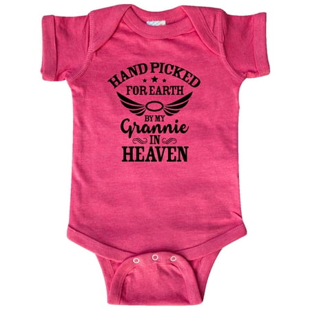 Inktastic Handpicked for Earth By My Grannie in Heaven Angel Wings Gift Baby Boy or Baby Girl Bodysuit
Inktastic Handpicked for Earth By My Grannie in Heaven Angel Wings Gift Baby Boy or Baby Girl Bodysuit