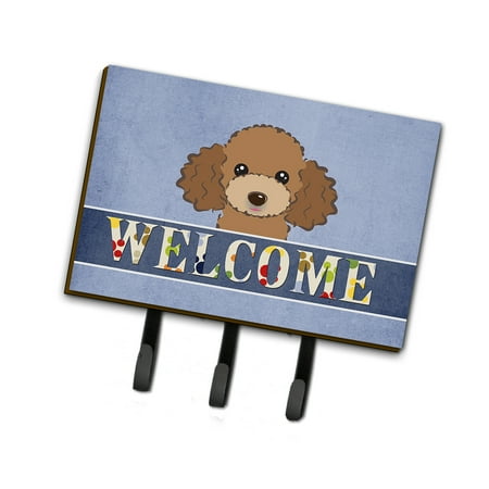 Carolines Treasures BB1442TH68 Chocolate Brown Poodle Welcome Leash or Key Holder Blue Triple multicolor
Carolines Treasures BB1442TH68 Chocolate Brown Poodle Welcome Leash or Key Holder Blue Triple multicolor