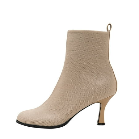 fvwitlyh Ankle Boots for Women Boots Womens Heeled Women Ankle Boots Autumn And Winter Solid Color Simple Fashion Stiletto Round Warm Boots for Women
fvwitlyh Ankle Boots for Women Boots Womens Heeled Women Ankle Boots Autumn And Winter Solid Color Simple Fashion Stiletto Round Warm Boots for Women
