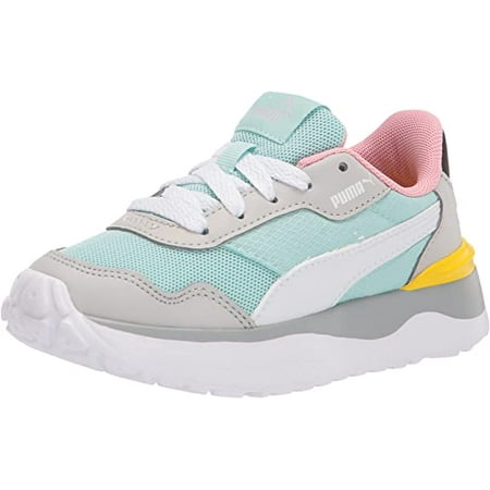 Big Kid s Puma R78 Voyage Eggshell Blue/White-Grey (382048 04) - 4.5