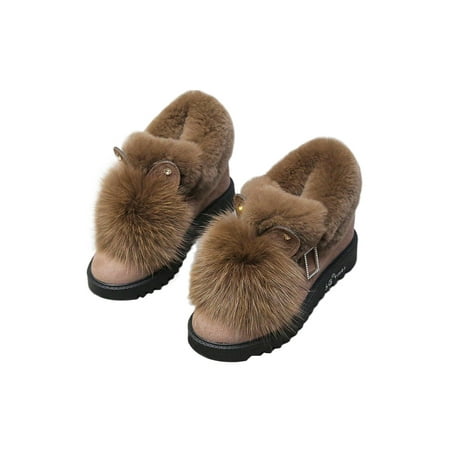 Colisha Ladies Snow Boots Faux Fur Warm Booties Slip On Winter Shoes Walking Comfortable Comfort Casual Shoe Plush Lining Ankle Bootie Khaki 4.5
Colisha Ladies Snow Boots Faux Fur Warm Booties Slip On Winter Shoes Walking Comfortable Comfort Casual Shoe Plush Lining Ankle Bootie Khaki 4.5