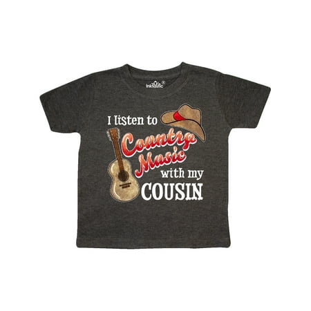 Inktastic I Listen to Country Music with my Cousin Guitar and Hat Gift Toddler Boy or Toddler Girl T-Shirt
Inktastic I Listen to Country Music with my Cousin Guitar and Hat Gift Toddler Boy or Toddler Girl T-Shirt