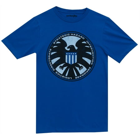 S.H.I.E.L.D. Agency Logo Avengers Marvel Comics Mighty Fine Adult T-Shirt Tee