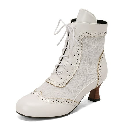 Ediodpoh Foreign Trade Large Size Fall Women s Boots Lace up Thick Heel LACE Boots Western Boots Boots for Women White 7.5
Ediodpoh Foreign Trade Large Size Fall Women s Boots Lace up Thick Heel LACE Boots Western Boots Boots for Women White 7.5
