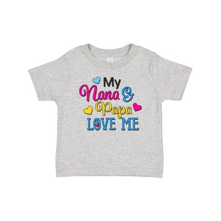 Inktastic My Nana and Papa Love Me with Hearts Gift Baby Boy or Baby Girl T-Shirt
Inktastic My Nana and Papa Love Me with Hearts Gift Baby Boy or Baby Girl T-Shirt
