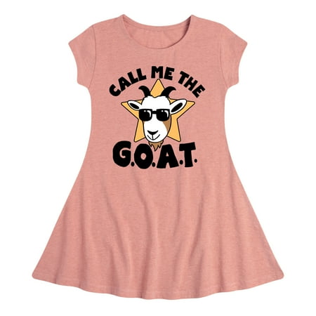 Instant Message - Call Me The Goat - Toddler And Youth Girls Fit And Flare Dress
Instant Message - Call Me The Goat - Toddler And Youth Girls Fit And Flare Dress