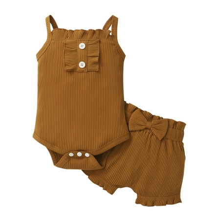 QWERTYU Infant Baby Toddler Bodysuit and Shorts Set Summer Clothing Set Short Sleeve Outfits for Girl 3M-18M
QWERTYU Infant Baby Toddler Bodysuit and Shorts Set Summer Clothing Set Short Sleeve Outfits for Girl 3M-18M