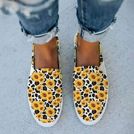 Medcursor Women s Fashion Leopard Print Sunflower Print Comfortable Flat Casual Shoes
Medcursor Women s Fashion Leopard Print Sunflower Print Comfortable Flat Casual Shoes